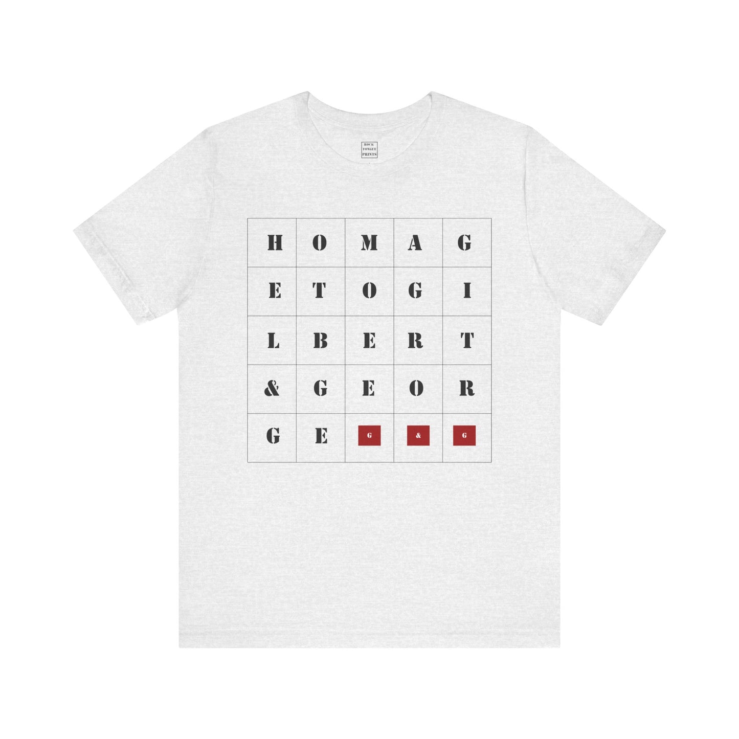 Homage to Gilbert & George (Unisex T-Shirt) | Rock Tongue Prints