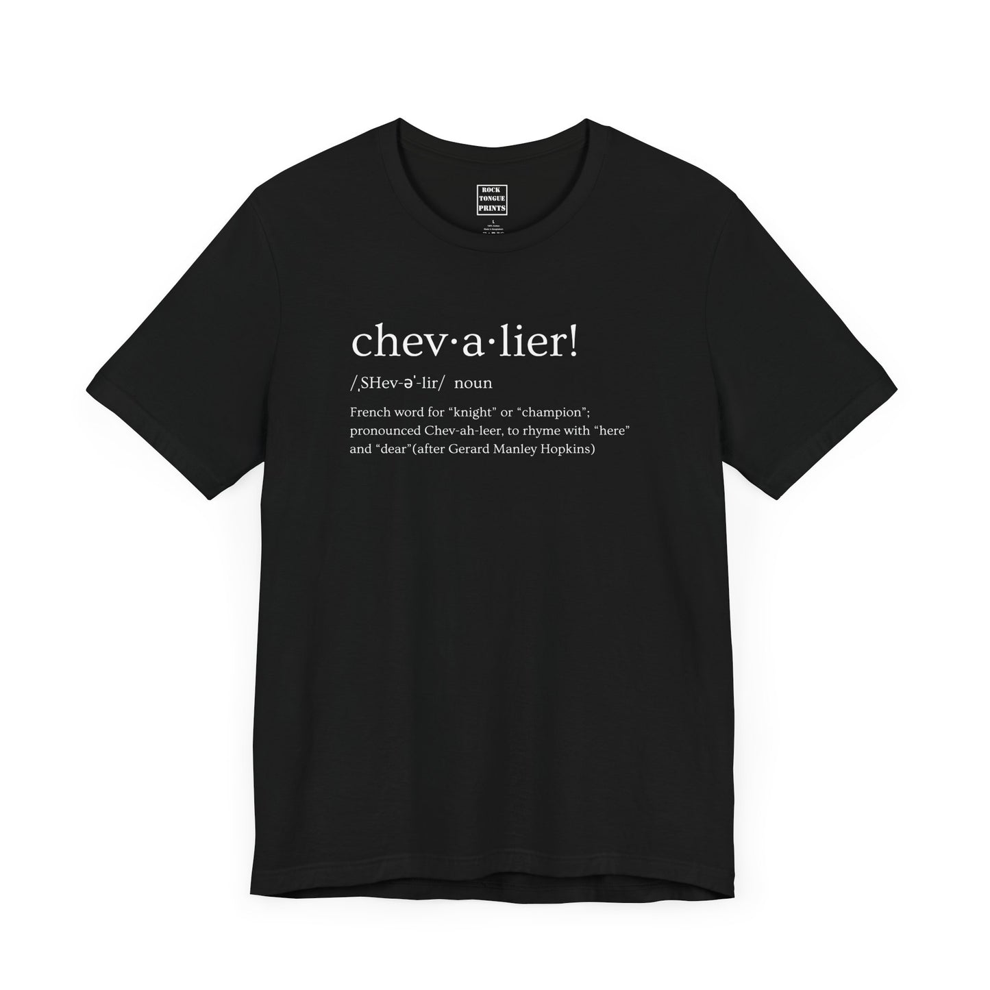 chevalier! (Unisex Jersey Short Sleeve Tee) |Rock Tongue Prints