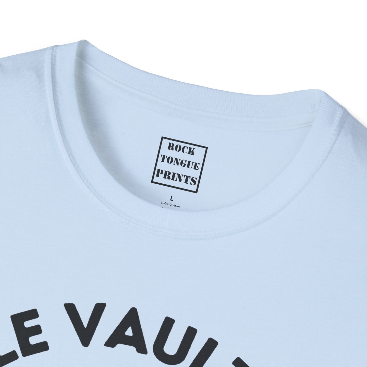 Pole Vaulting Penguin T-Shirt (Crew Tee) | Rock Tongue Prints