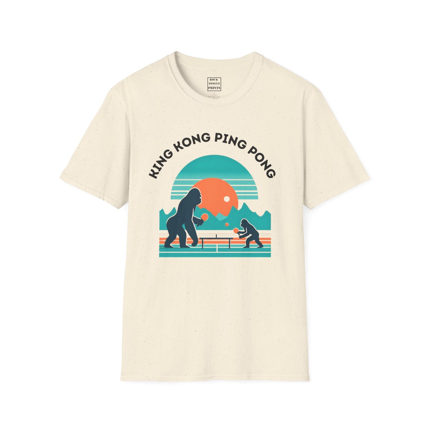 King Kong Ping Pong Tee (Unisex Crew T-Shirt) | Rock Tongue Prints