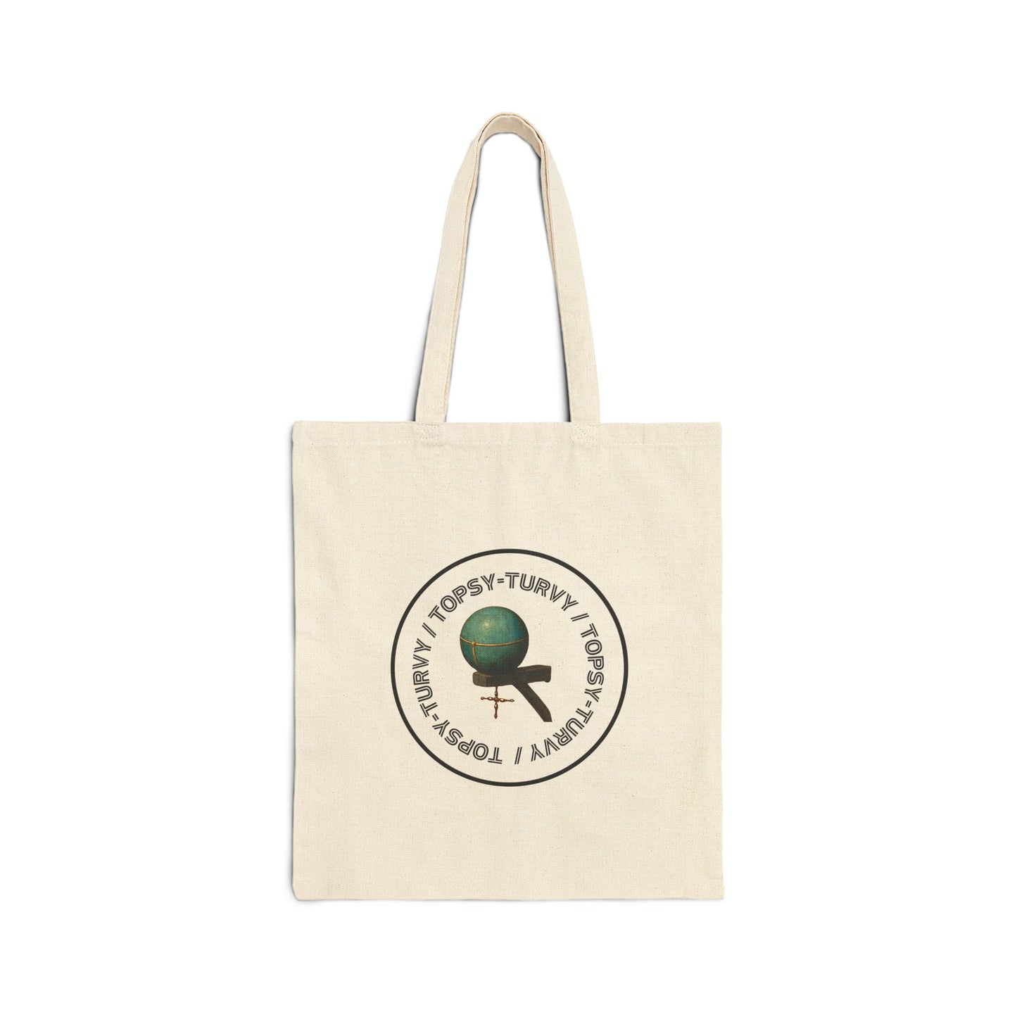 Topsy-Turvy Tote - [Cotton Canvas Tote Bag] | Rock Tongue Prints
